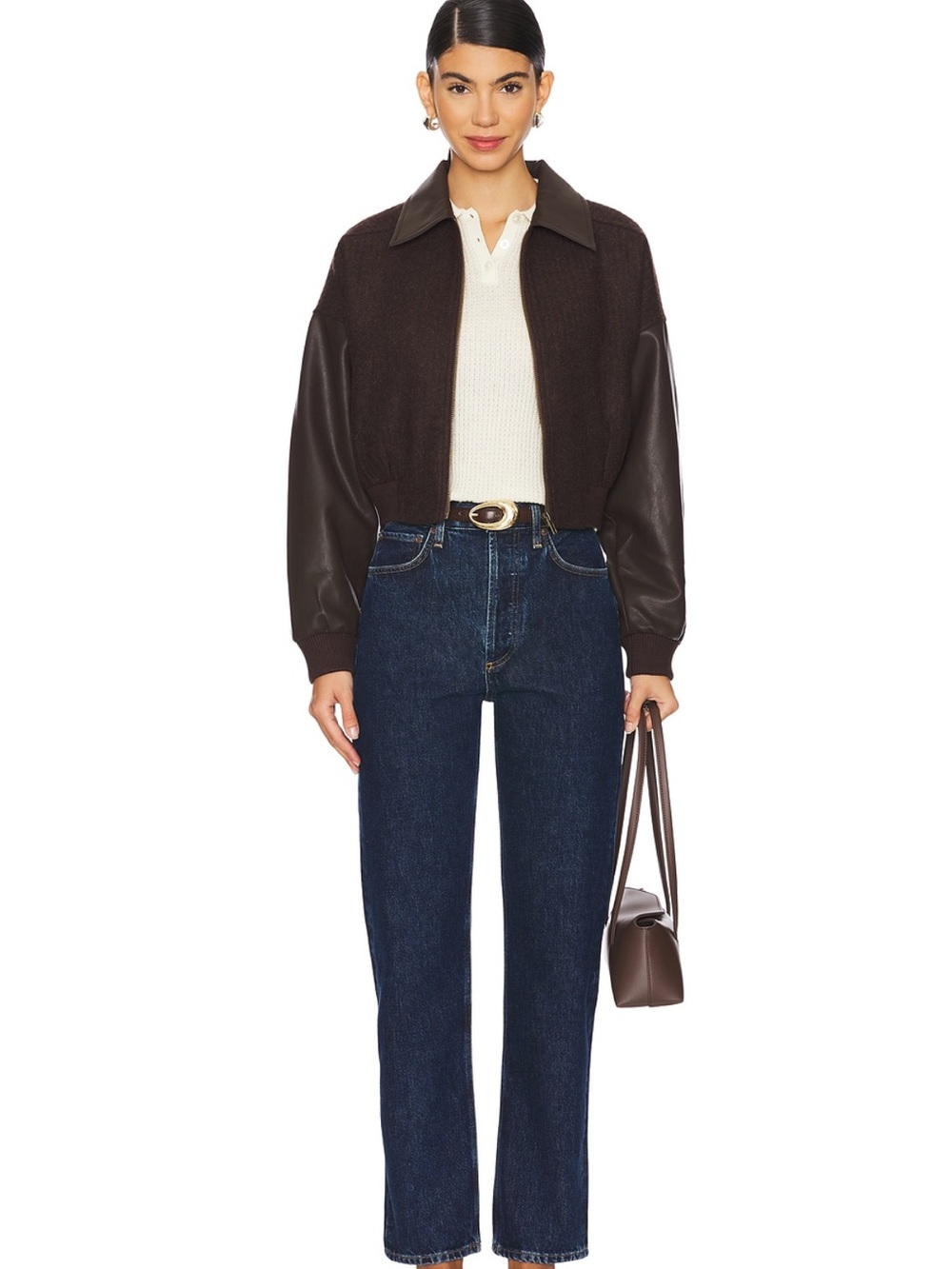 90’s Pinch Waist High Rise Straight Jeans in Pendulum